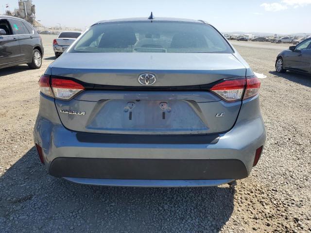 5YFEPMAE3NP379561 - 2022 TOYOTA COROLLA LE BLUE photo 6