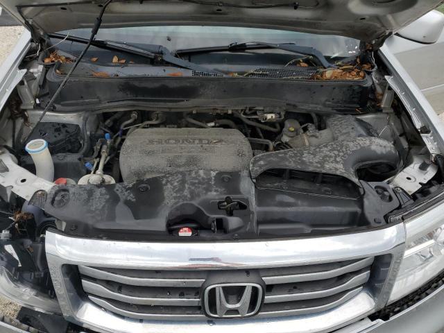 5FNYF3H54DB012081 - 2013 HONDA PILOT EXL 银色 照片 12