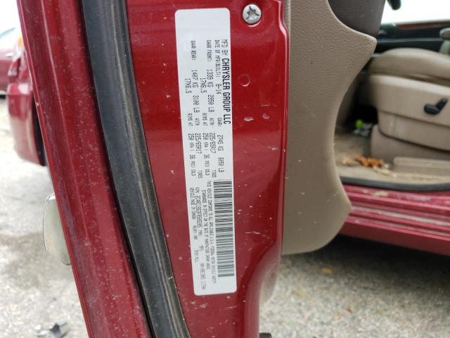 2C4RC1BG3FR505205 - 2015 CHRYSLER TOWN & COU TOURING 红色 照片 13