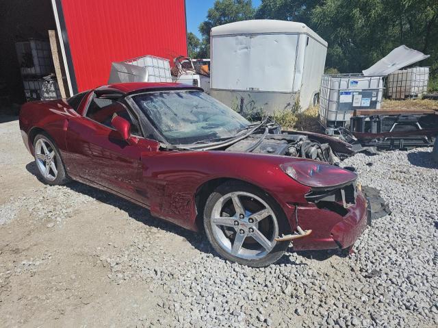 1G1YY26U675127018 - 2007 CHEVROLET CORVETTE MAROON photo 1