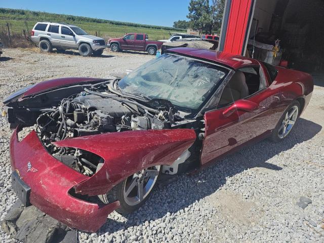 1G1YY26U675127018 - 2007 CHEVROLET CORVETTE MAROON photo 2