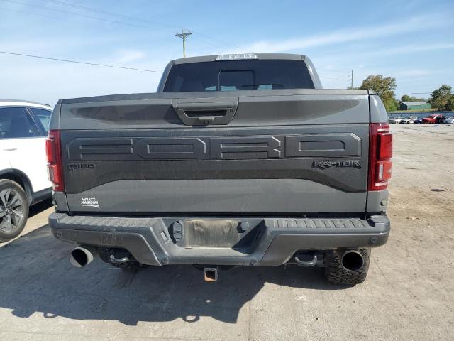 1FTFW1RG4JFE37786 - 2018 FORD F150 RAPTOR GRAY photo 6