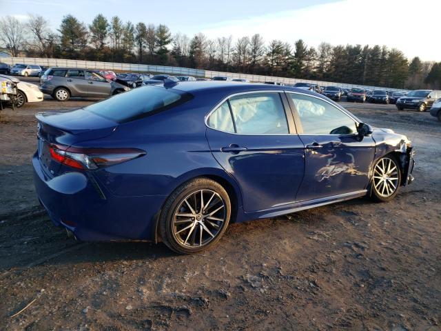 4T1G11AK9PU087543 - 2023 TOYOTA CAMRY SE NIGHT SHADE BLUE photo 3