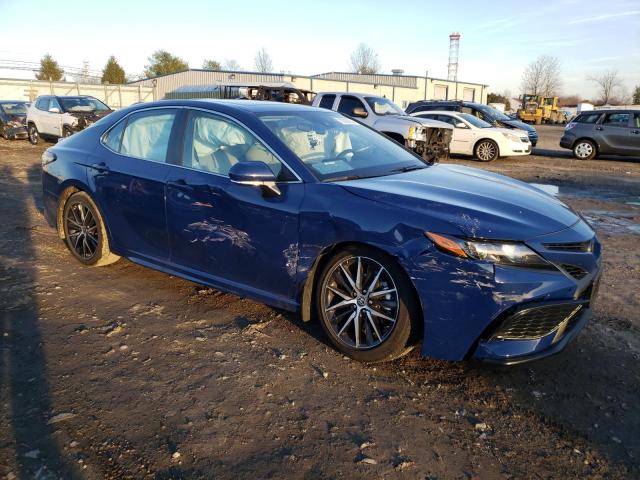 4T1G11AK9PU087543 - 2023 TOYOTA CAMRY SE NIGHT SHADE BLUE photo 4
