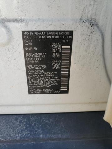 KNMAT2MV0KP510405 - 2019 NISSAN ROGUE S თეთრი ფოტო 12