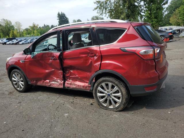 1FMCU9J97HUA64989 - 2017 FORD ESCAPE TITANIUM Қызыл фото 2