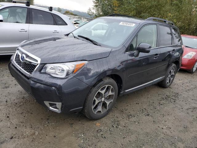 JF2SJGWC3FH527445 - 2015 SUBARU FORESTER 2.0XT TOURING GRAY photo 1