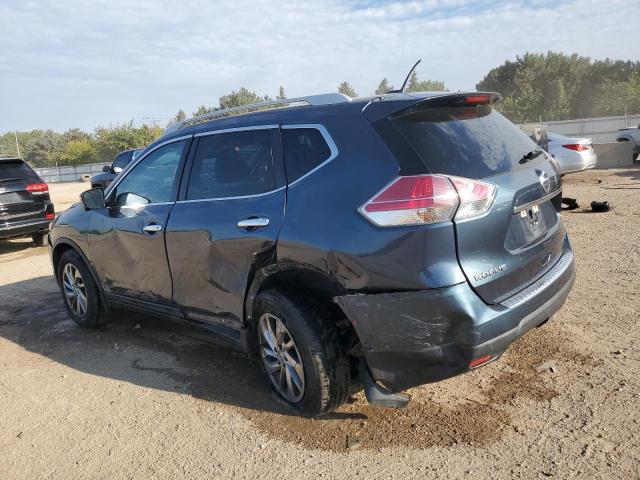 5N1AT2MV6EC799376 - 2014 NISSAN ROGUE S BLUE photo 2