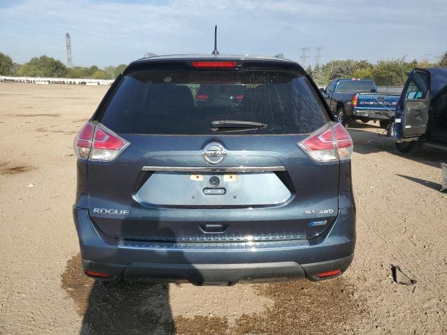 5N1AT2MV6EC799376 - 2014 NISSAN ROGUE S BLUE photo 6