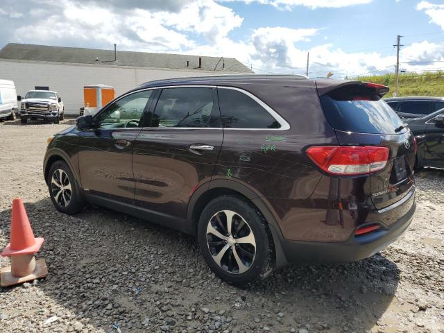 5XYPHDA18GG029689 - 2016 KIA SORENTO EX BURGUNDY photo 2