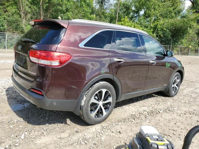 5XYPHDA18GG029689 - 2016 KIA SORENTO EX BURGUNDY photo 3