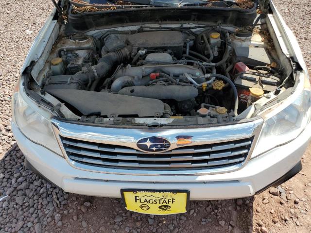 JF2SH61639G743670 - 2009 SUBARU FORESTER 2.5X WHITE photo 12