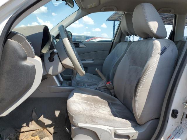 JF2SH61639G743670 - 2009 SUBARU FORESTER 2.5X WHITE photo 7