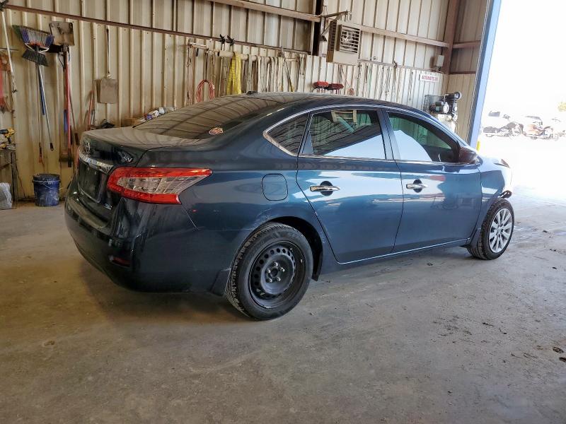 3N1AB7AP2EY286839 - 2014 NISSAN SENTRA S GRAY photo 3