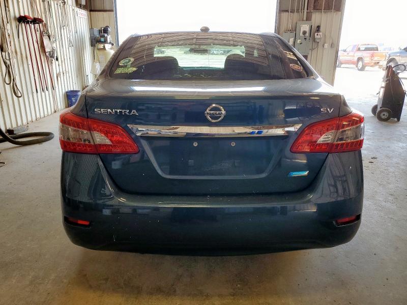 3N1AB7AP2EY286839 - 2014 NISSAN SENTRA S GRAY photo 6