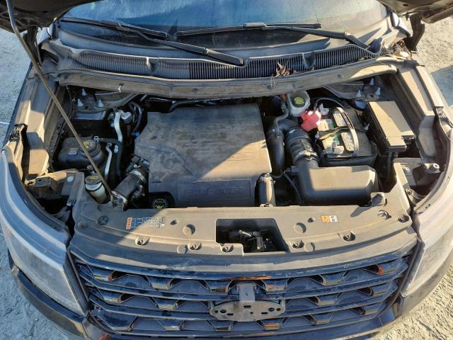 1FM5K8GT0HGE02419 - 2017 FORD EXPLORER SPORT შავი ფოტო 12