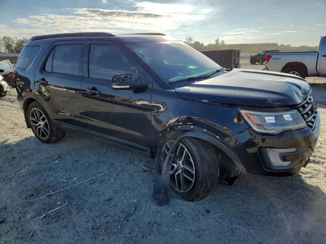 1FM5K8GT0HGE02419 - 2017 FORD EXPLORER SPORT შავი ფოტო 4