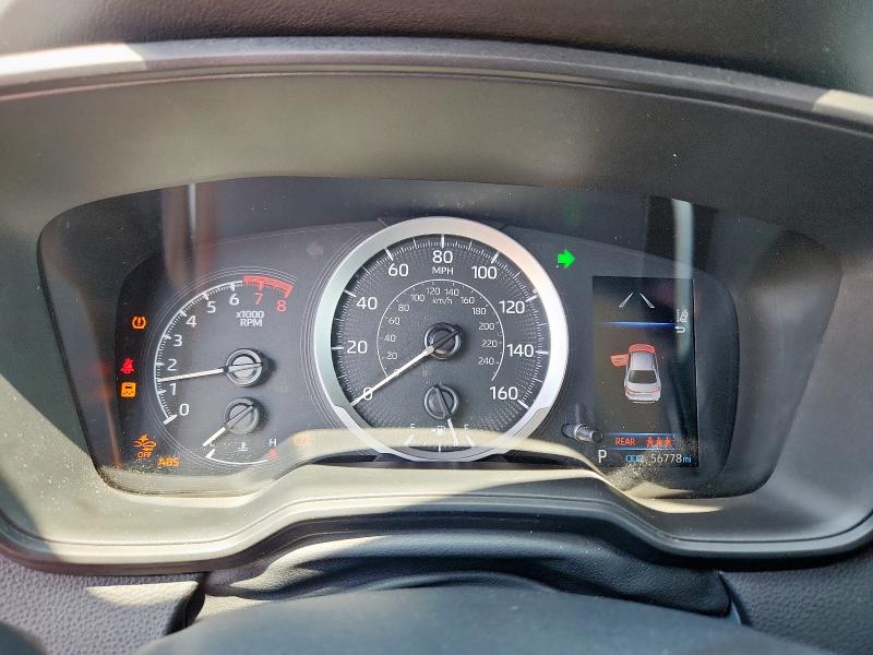 5YFEPMAE7NP305320 - 2022 TOYOTA COROLLA LE BLACK photo 9