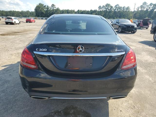 55SWF4KB4FU035261 - 2015 MERCEDES-BENZ C 300 4MATIC BLACK photo 6