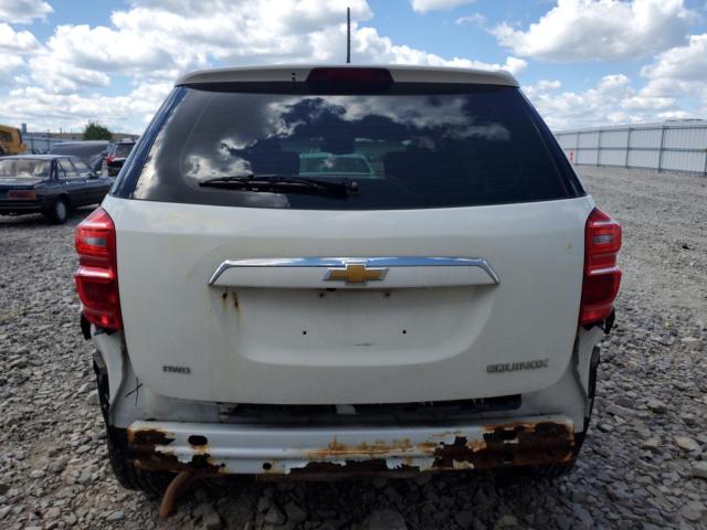 2GNFLEEK5H6277620 - 2017 CHEVROLET EQUINOX LS WHITE photo 6