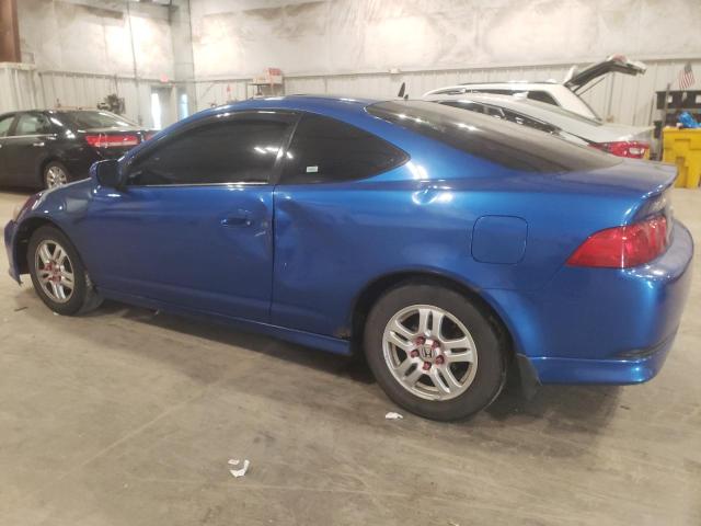 JH4DC54885S016849 - 2005 ACURA RSX BLUE photo 2