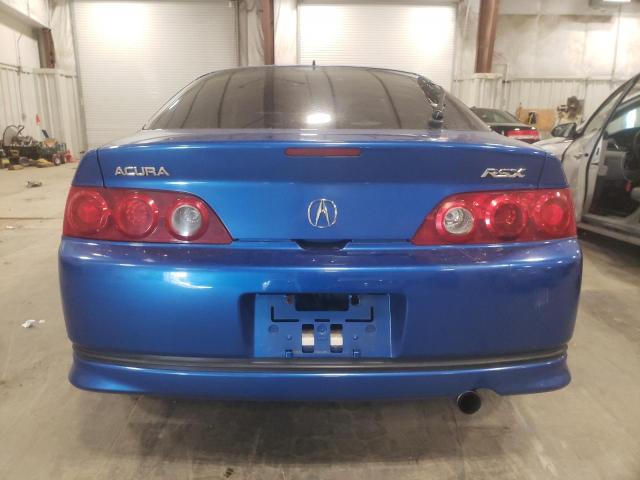 JH4DC54885S016849 - 2005 ACURA RSX BLUE photo 6
