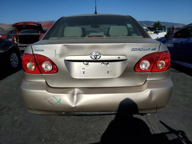 1NXBR32E85Z436180 - 2005 TOYOTA COROLLA CE 金色 照片 6