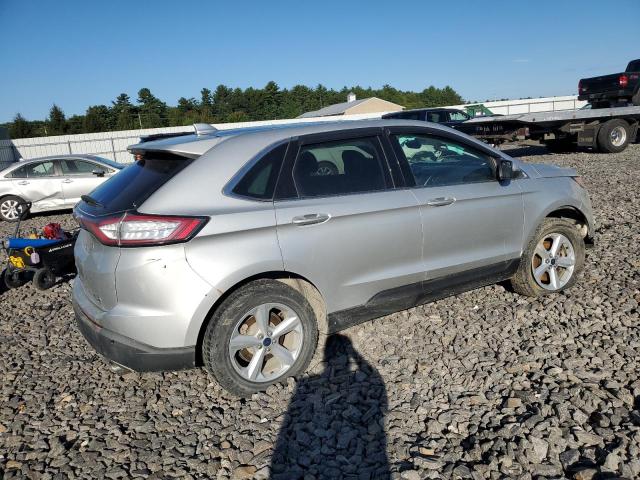 2FMTK4J80FBB49062 - 2015 FORD EDGE SEL SILVER photo 3