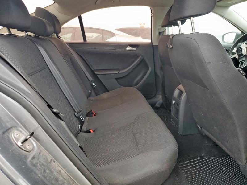 3VW2K7AJ6EM293620 - 2014 VOLKSWAGEN JETTA BASE GRAY photo 10