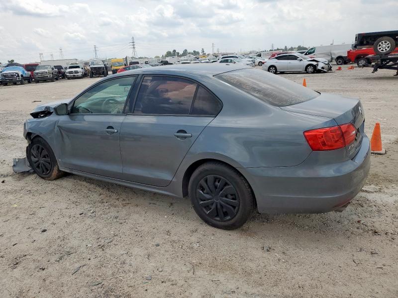 3VW2K7AJ6EM293620 - 2014 VOLKSWAGEN JETTA BASE GRAY photo 2