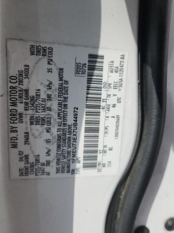 1FMEU73EX7UB44972 - 2007 FORD EXPLORER XLT Белый фото 13