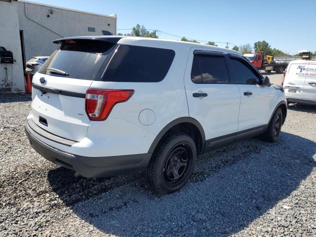 1FM5K8ARXJGA32213 - 2018 FORD EXPLORER POLICE INTERCEPTOR Սպիտակ լուսանկար 3