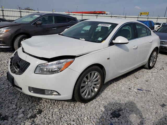 W04GR5EC5B1005075 - 2011 BUICK REGAL CXL WHITE photo 1