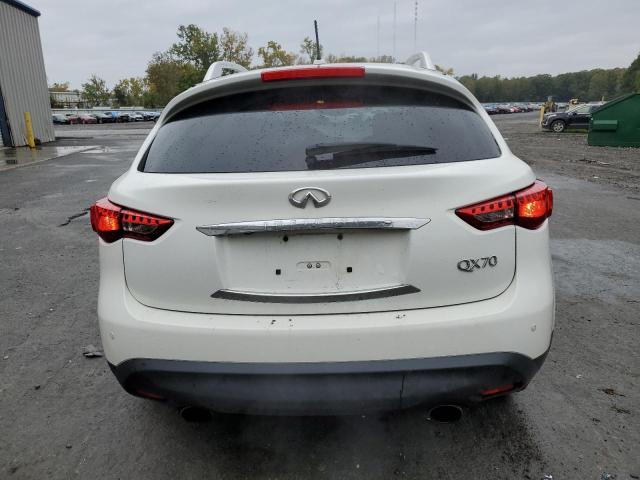 JN8CS1MW2FM482858 - 2015 INFINITI QX70 WHITE photo 6