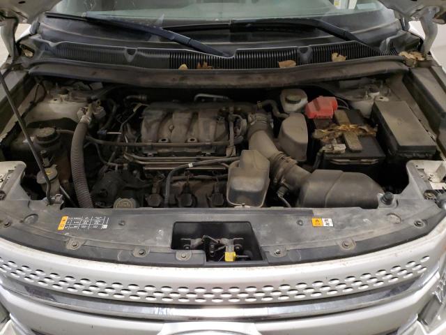 1FM5K8D8XEGC07147 - 2014 FORD EXPLORER XLT WHITE photo 12