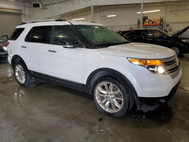 1FM5K8D8XEGC07147 - 2014 FORD EXPLORER XLT WHITE photo 4