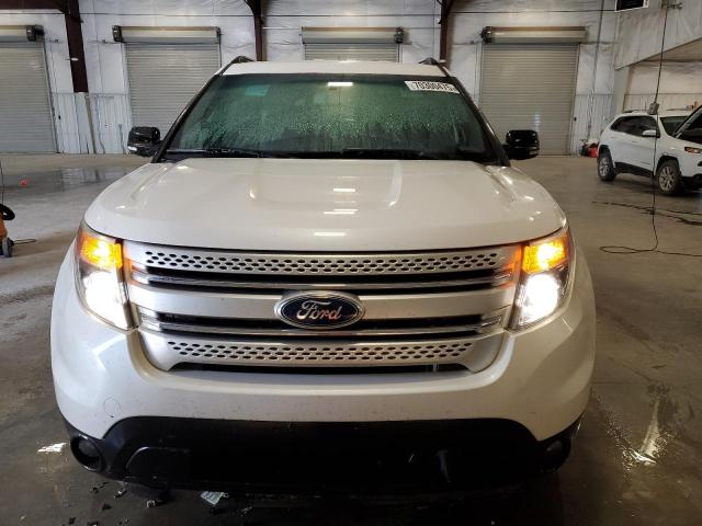 1FM5K8D8XEGC07147 - 2014 FORD EXPLORER XLT WHITE photo 5