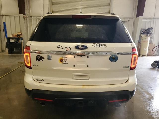 1FM5K8D8XEGC07147 - 2014 FORD EXPLORER XLT WHITE photo 6