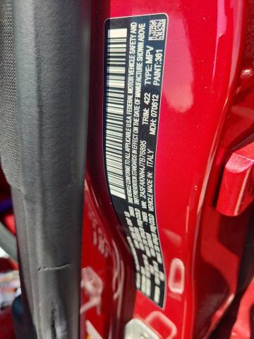 ZASFAKNN4J7B76895 - 2018 ALFA ROMEO STELVIO TI SPORT RED photo 13