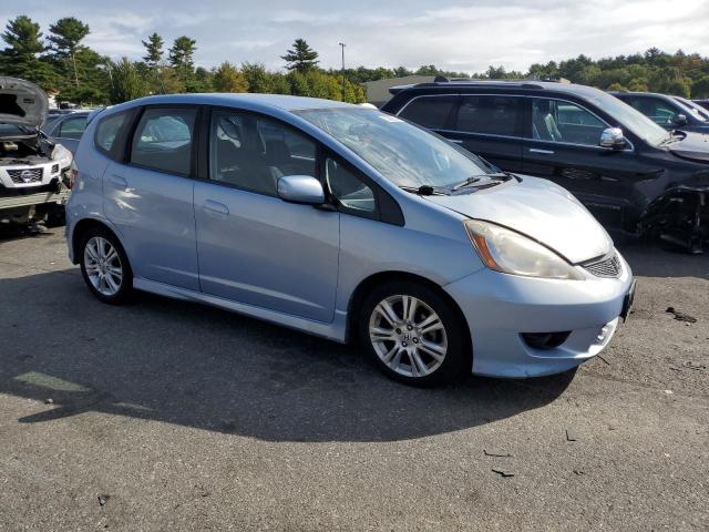 JHMGE88649S014765 - 2009 HONDA FIT SPORT BLUE photo 4