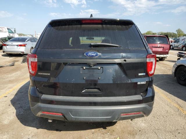 1FM5K8AR1KGA17438 - 2019 FORD EXPLORER POLICE INTERCEPTOR BLACK photo 6