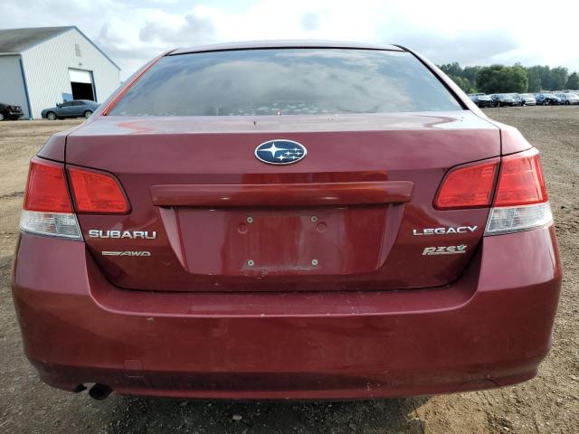 4S3BMBA69C3005177 - 2012 SUBARU LEGACY 2.5I RED photo 6