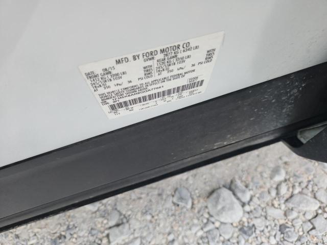 1FM5K8AR8GGA77661 - 2016 FORD EXPLORER POLICE INTERCEPTOR Ақ фото 13