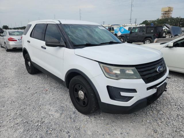 1FM5K8AR8GGA77661 - 2016 FORD EXPLORER POLICE INTERCEPTOR Ақ фото 4