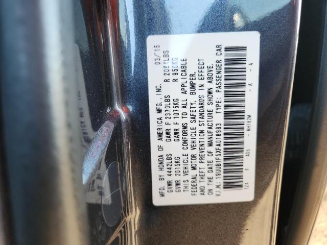 19UUB1F5XFA018983 - 2015 ACURA TLX TECH GRAY photo 13