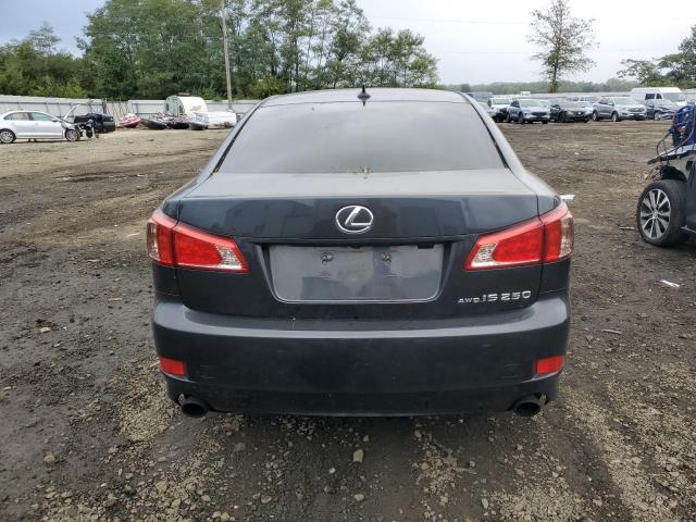 JTHCF5C27B5051456 - 2011 LEXUS IS 250 BLACK photo 6