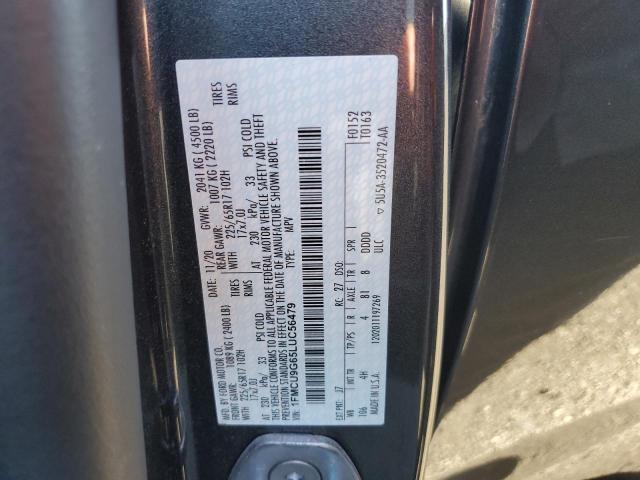 1FMCU9G65LUC56479 - 2020 FORD ESCAPE SE GRAY photo 13