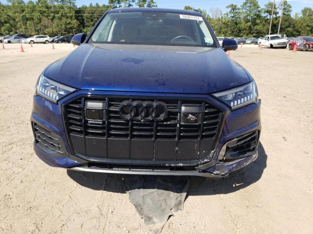 WA1VXAF72MD026796 - 2021 AUDI Q7 PRESTIGE BLUE photo 5