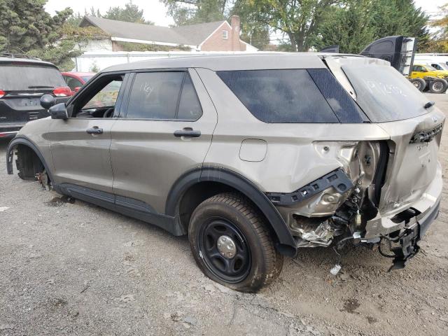 1FM5K8AB8MGC32157 - 2021 FORD EXPLORER POLICE INTERCEPTOR 棕色 照片 2