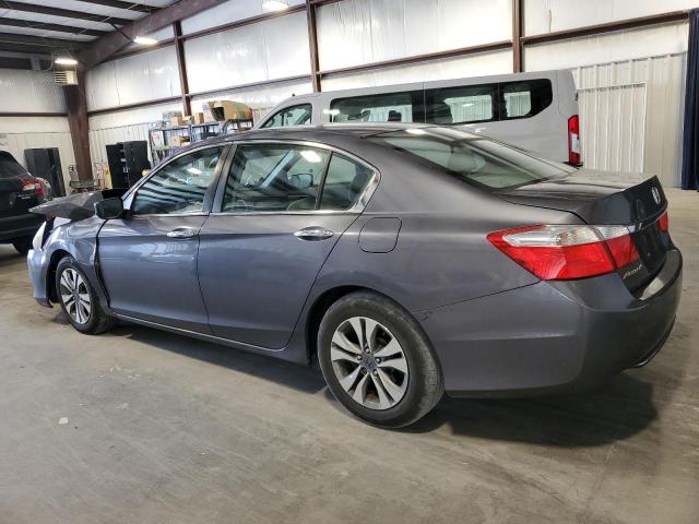 1HGCR2F34DA180147 - 2013 HONDA ACCORD LX GRAY photo 2